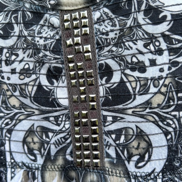 Unity World Wear Y2K Boho Paisley Top | Size Medium | 2004 Vintage summer style - Picture 8 of 11